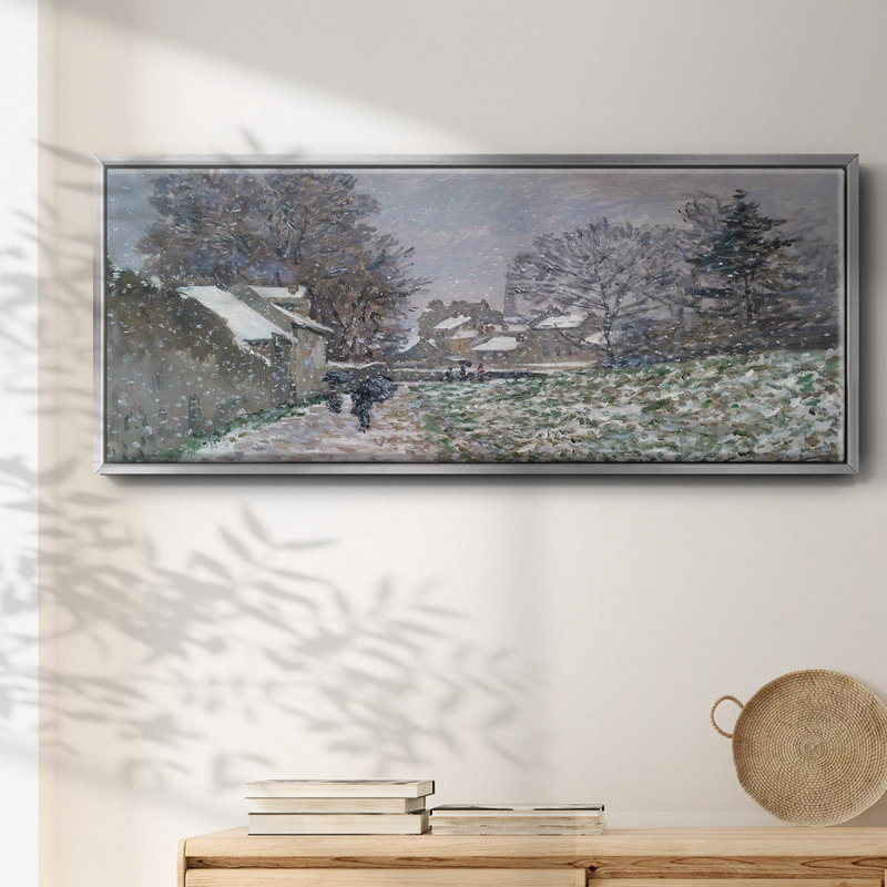 Neige à Argenteuil 02, 1874 - toile encadrée, H 20 po x l 50 po