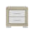 Natural And White Nightstand-1079343381