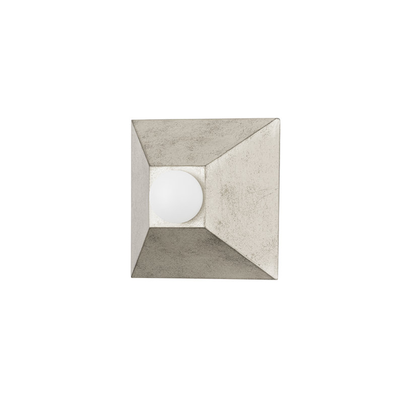 Max Wall Sconce by Martyn Lawrence Bullard, Silver Leaf