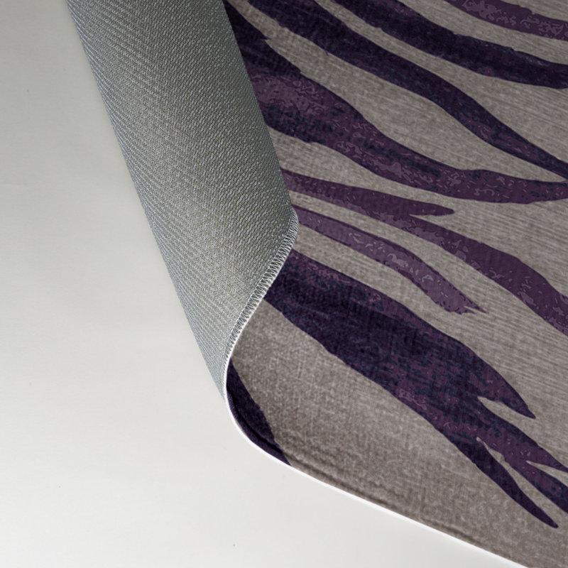 Tapis intérieur et extérieur gris Watercolor, Rectangle 9 pi x 12 pi