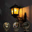 Lampadaire solaire avec pot de fleurs-133418191