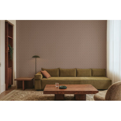 Stone Stone - papier peint argile rouge