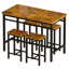 Ensemble de table de bar 5 pièces-1066260843-1066260841-1066261142