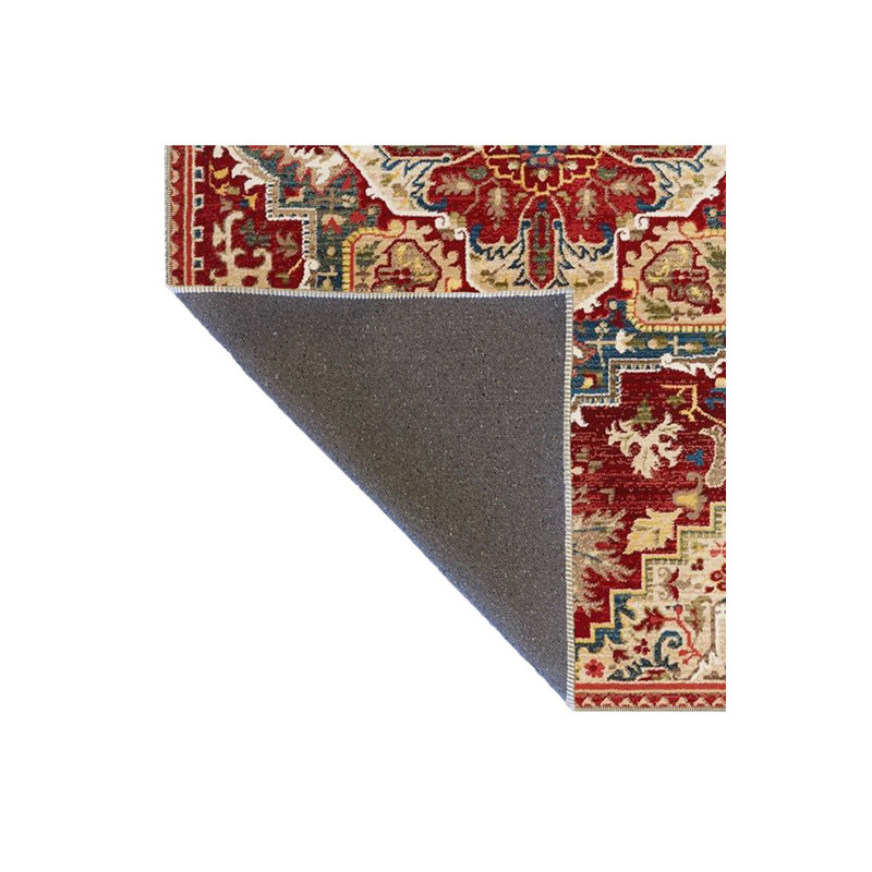 Tapis tissé à motif floral lavable, Tapis de couloir 2 pi 6 po x 9 pi 10 po inclus
