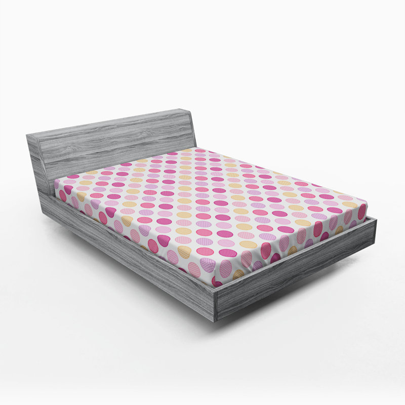 Drap-housse, Drap-housse pour lit double, Pois 1