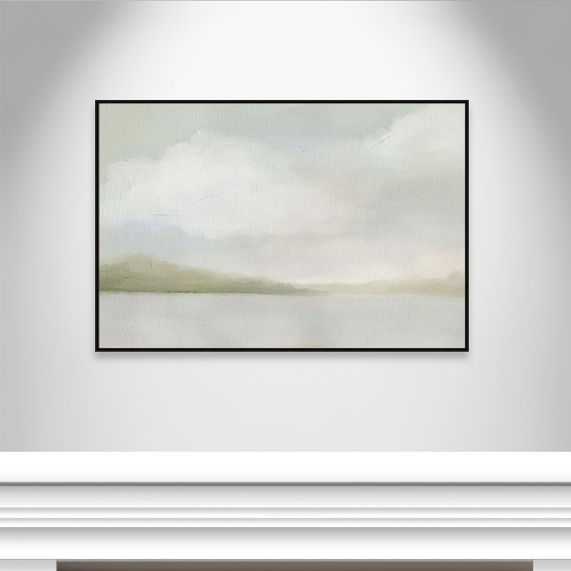 Queensland " A Tranquil Morning ", 41.5" H x 61.5" W, Black
