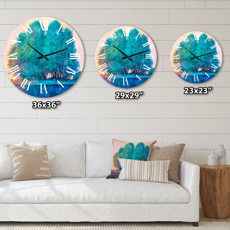 Horloge murale Lake House, Surdimensionné