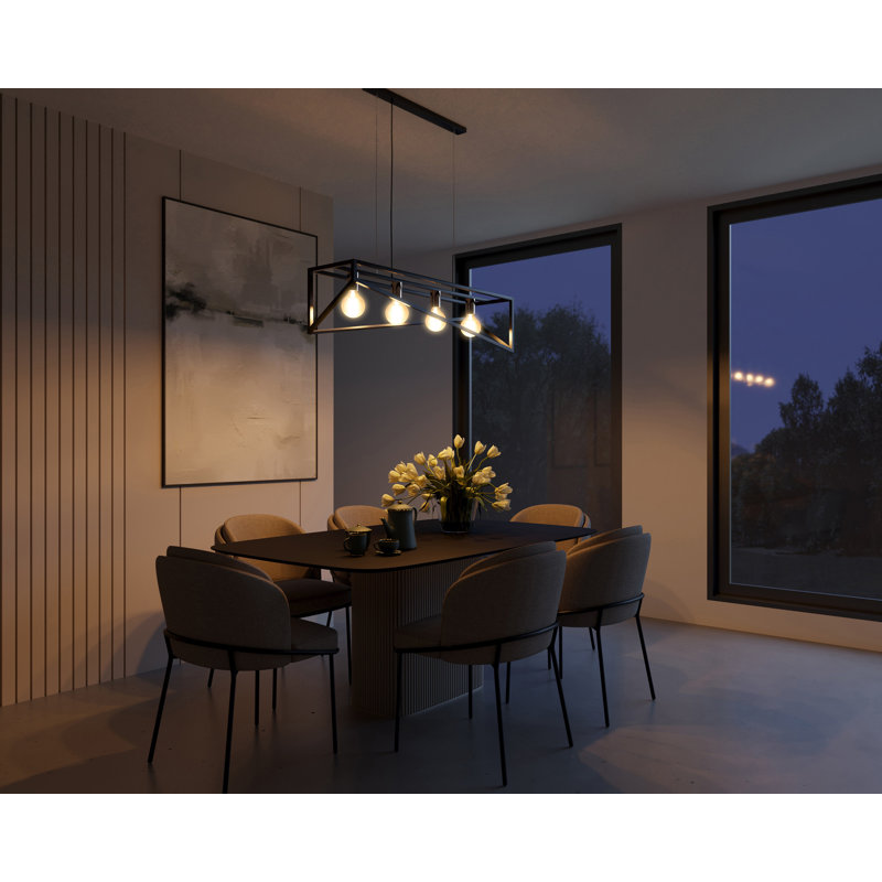 Angelico 4 - Light Pendant, Black/Gold
