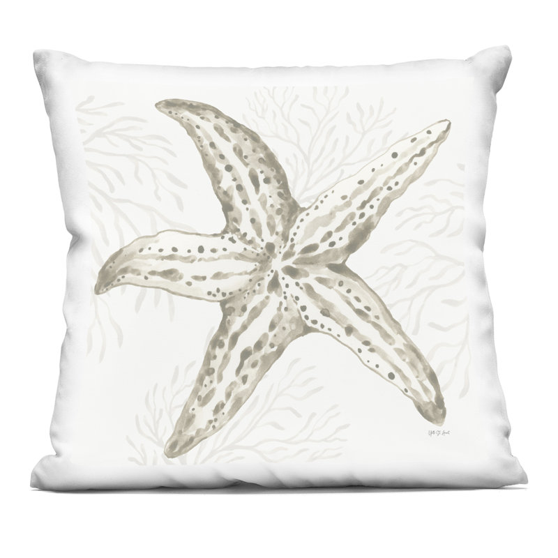 Coussin décoratif Starfish & Neutral Coral