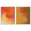 Ensemble de décorations murales modernes, impression sur acrylique encadrée rebondissant par Art Remedy, cadre doré, 24 x 30-135434748-135434754