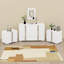 Ensemble 3 pièces, commode élégante à 6 tiroirs et deux tables de chevet-486591813