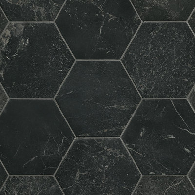 Roma Hexagon Grafite Look Tile