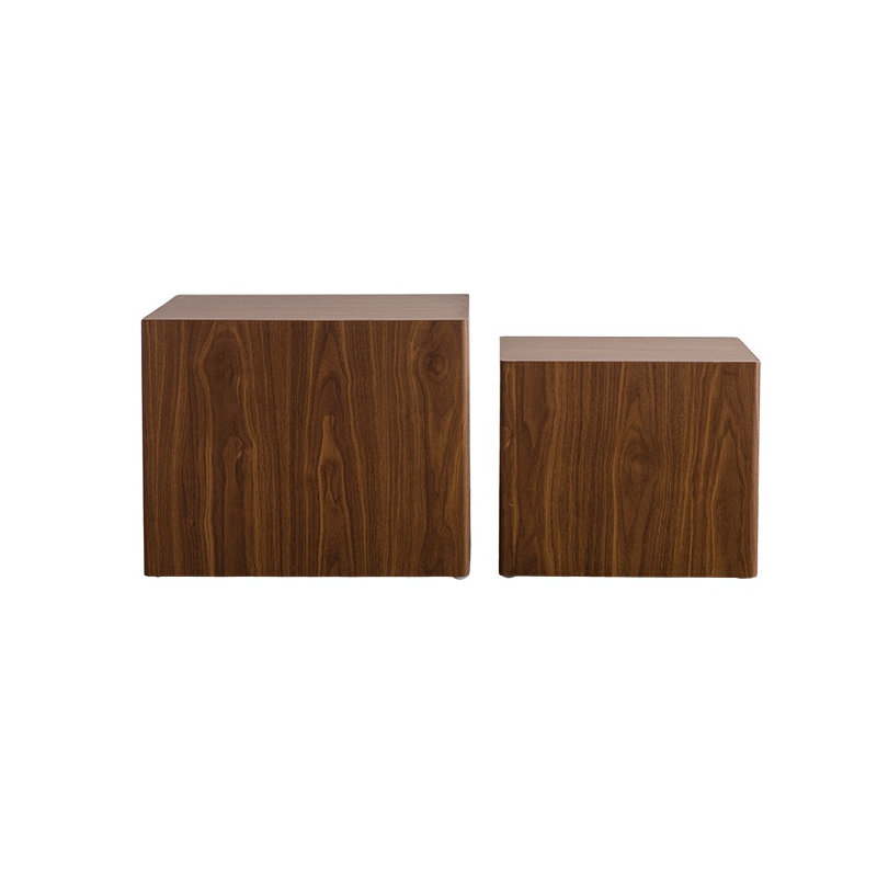Table gigogne Estelle Mid-Century, Natural Wood