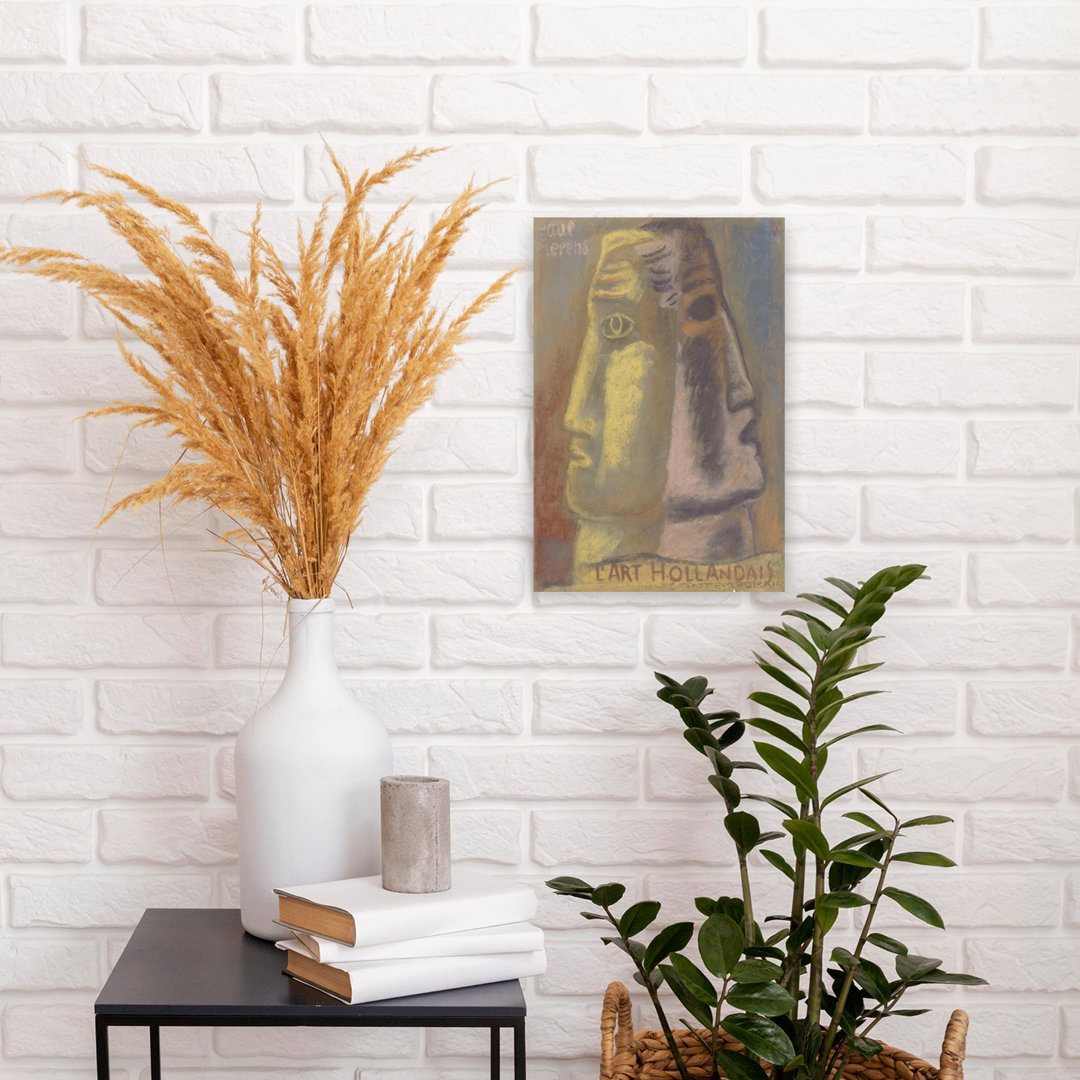 Omslag Ontwerp Voor Paul Fierens Abstract Contemporary Wall Art Print
