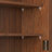 24.8-Inch Vintage Double Glass Door Wall Cabinet With 3 Tiers Of Storage & Towel Rack For Bathroom, Kitchen, Dining Room-118224421
