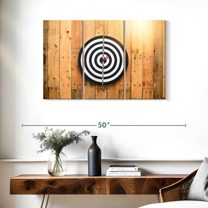 Senne Darts Game Bullseye, 24" H x 38" W