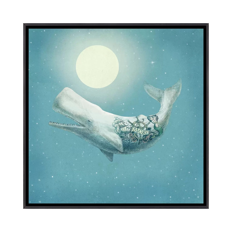 «Far and Wide II» par Eric Fan - reproduction d'art, H 37 po x l 37 po x P 1,5 po, Toile avec cadre noir patiné, Aucun mat