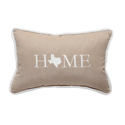 Embroidered Sunbrella® Outdoor Throw Pillow