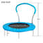 36" Trampoline With Handle-Metal-119337456