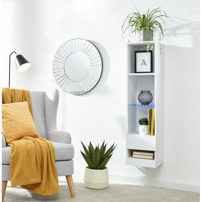 Kedzie Display Cabinet, White