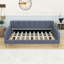 Lit de jour rembourré avec design capitonné-909215537