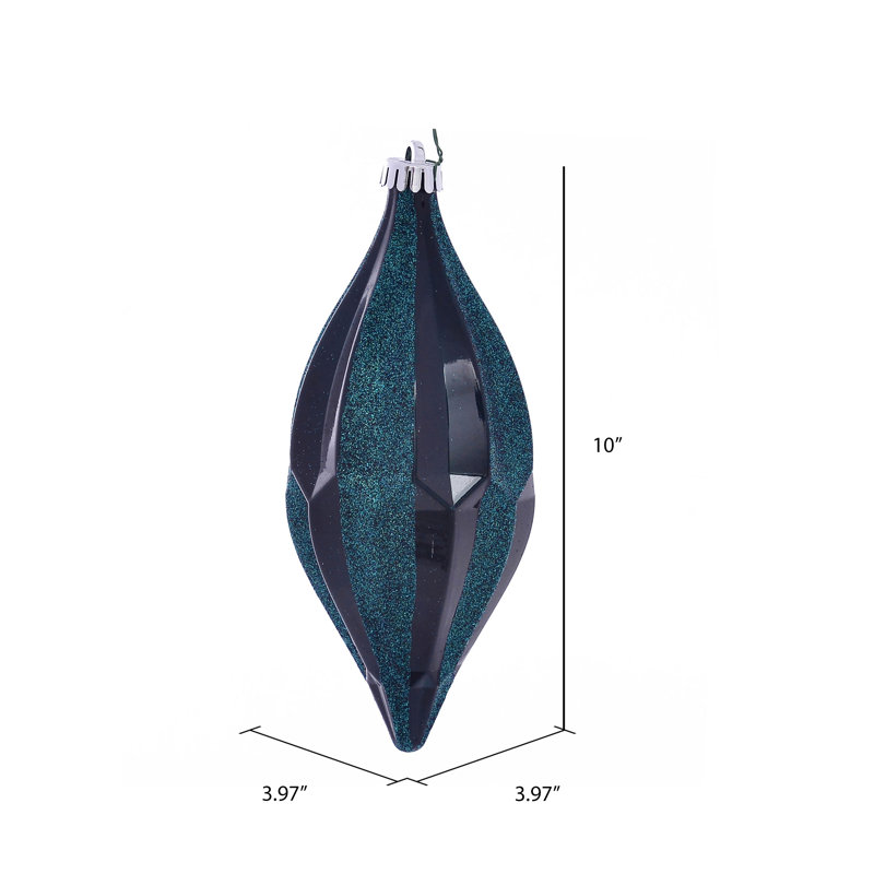 Ornement de Noël 10 po, Bleu mer