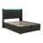 Upholstered Bed, 360 Surround LED Function, Buttons/Apps/Remote Control, Hydraulic Storage Bed With USB Type-C Charging-920729830-920729831