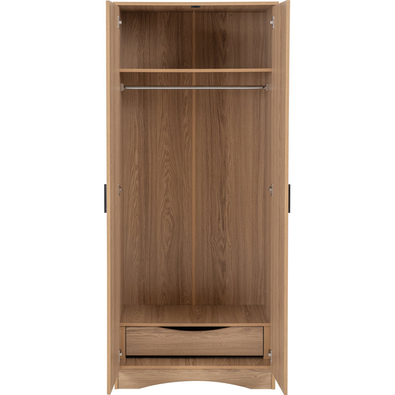 Tarmo 2 Door Manufactured Wood Wardrobe
