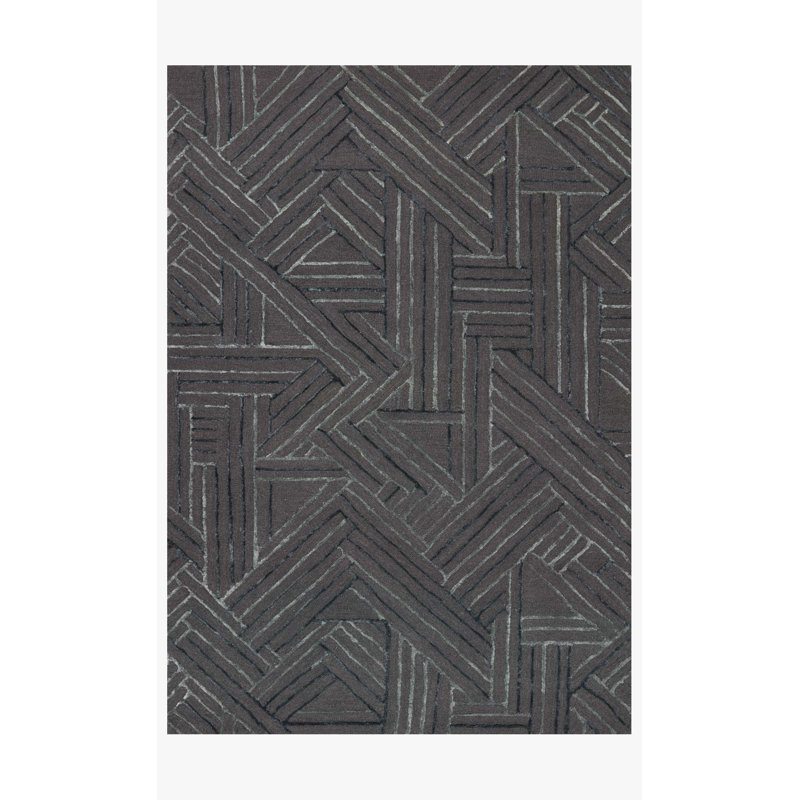 Dellon Geometric Indoor Rug, Gray