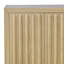 Armoire de rangement moderne à deux portes cannelées de 60 po Albemarie-345674749