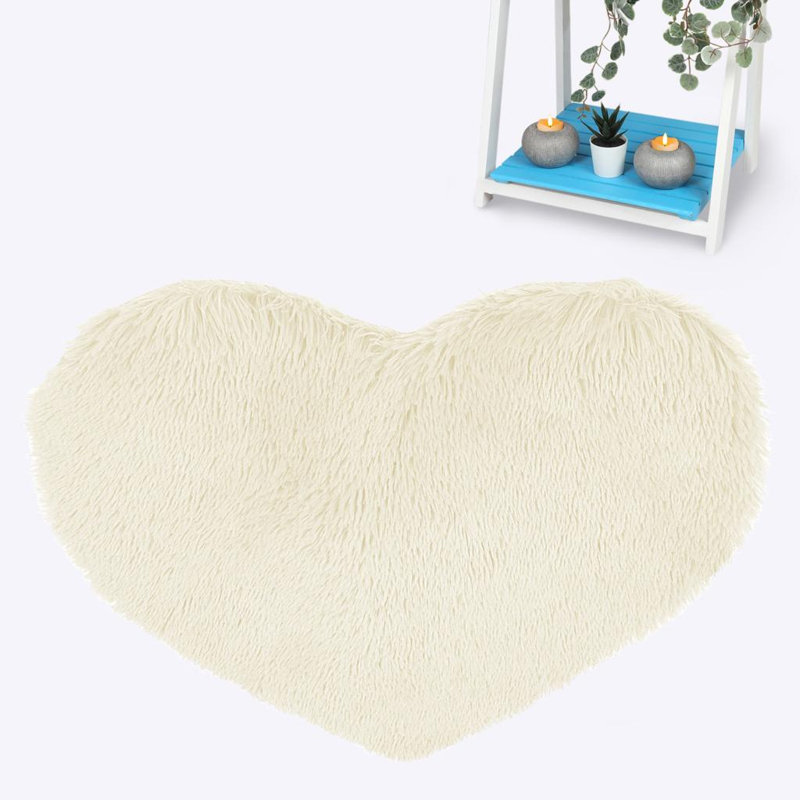 Filzer Novelty 65 cm x 65 cm Faux Fur Area Rug