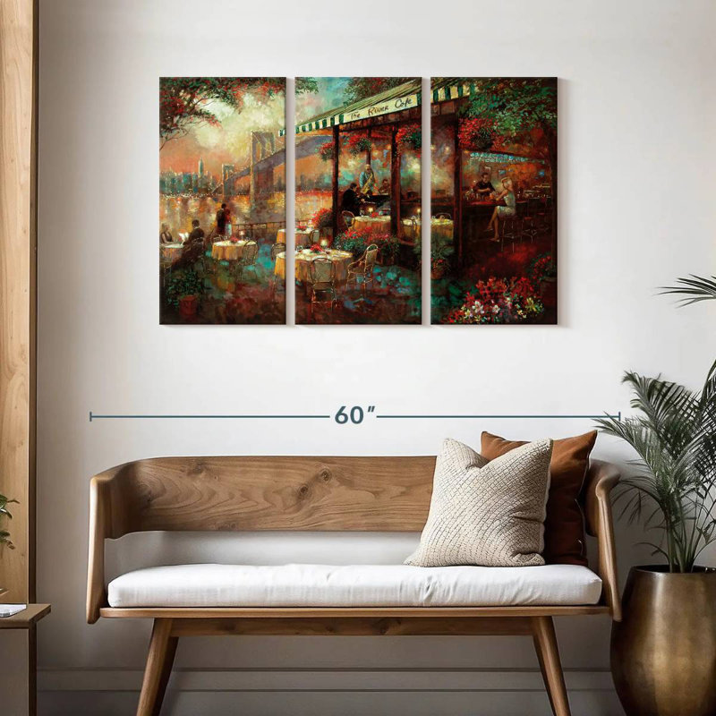 Yarlin The River Cafe, 28" H x 45" W