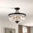 Gweltaz 6 - Light Dimmable Semi Flush Mount