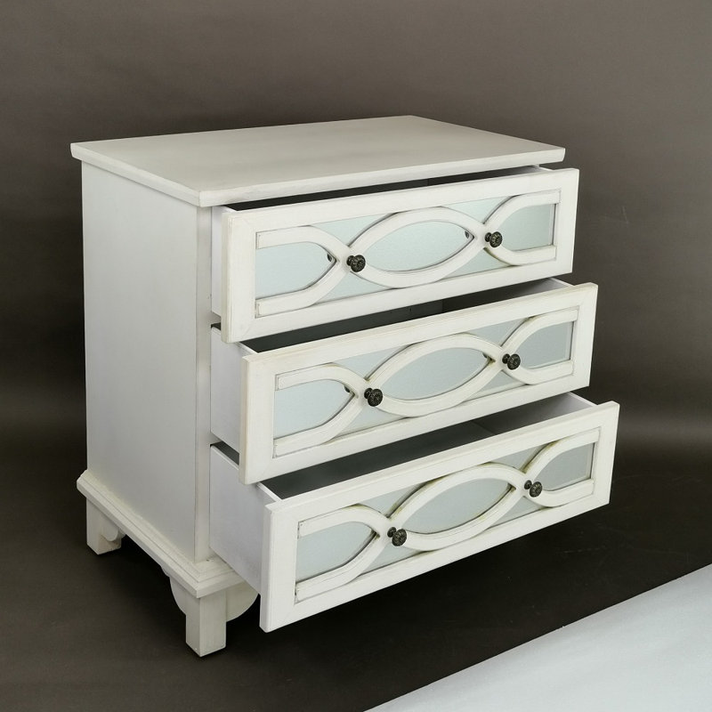 Elowen Accent Chest, White