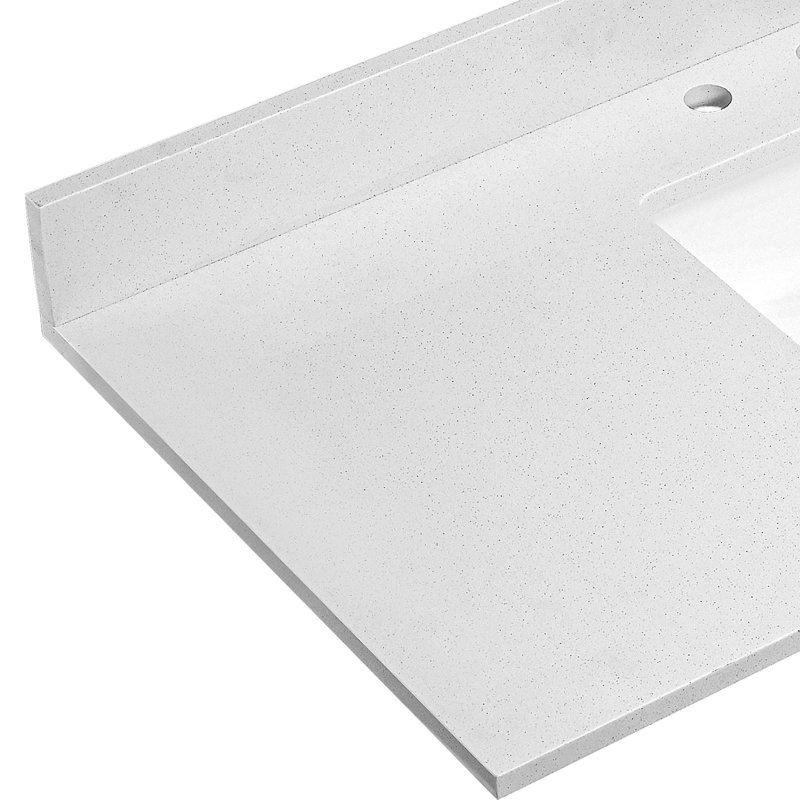 48" Quartz Single Bathroom Vanity Top with Sink（No Cabinet)