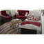 Convertible Armchair In Burgundy With Storage - For Space Efficiency Upholstered Armchair, Microfiber Practical Stylish Home Addition