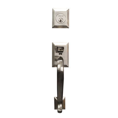 Handle With Lever And Deadbolt