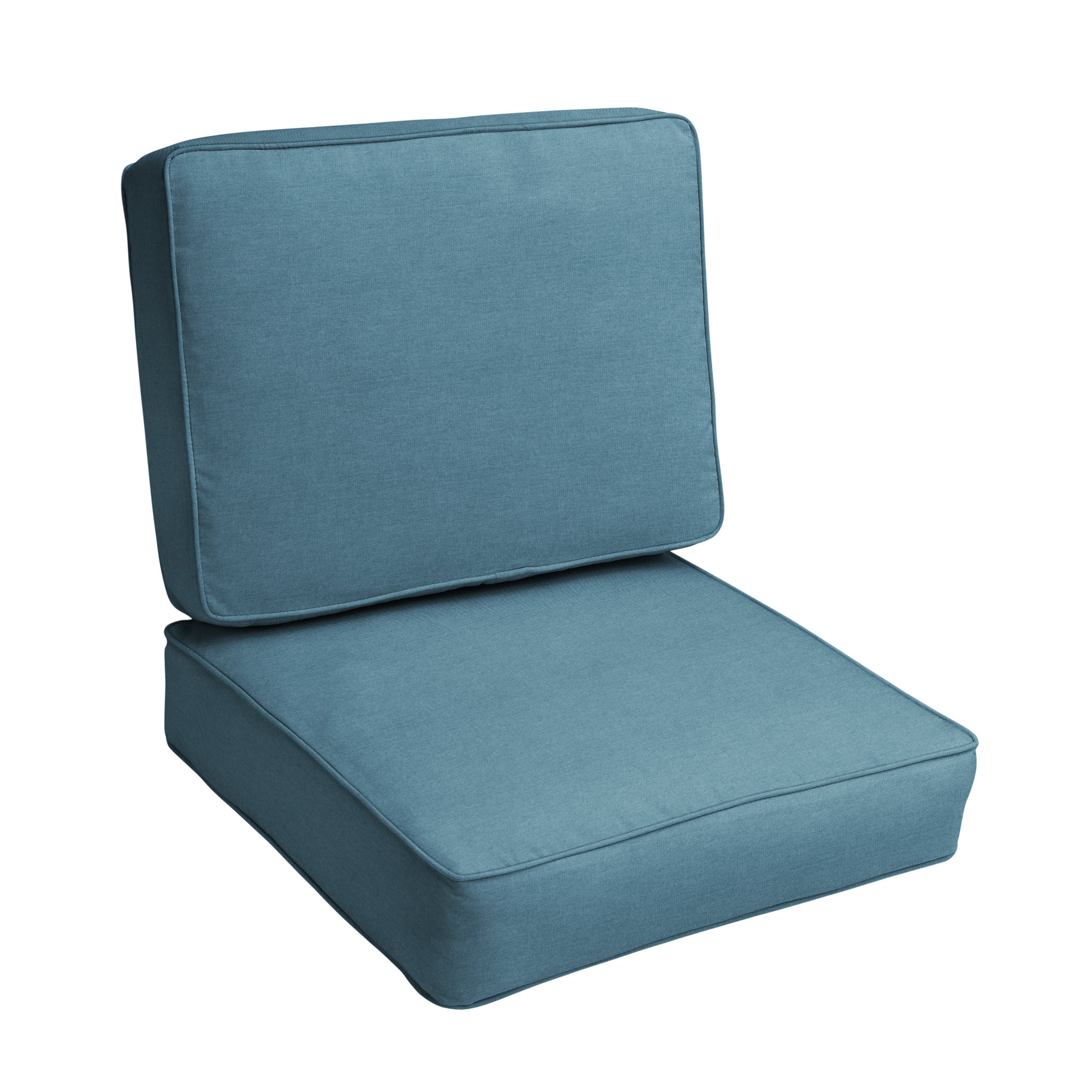 Sunbrella Indoor/Outdoor Chair Cushion, 4", 22" x 22", Canvas Trueblue Sunbrella® Canvas 
