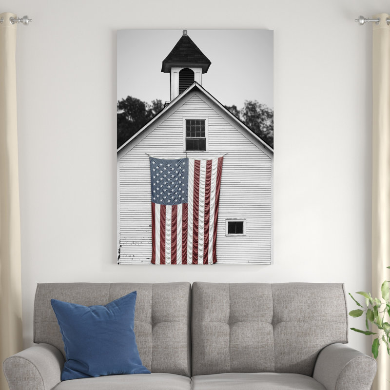 Drapeaux de nos fermiers, H 48 po x l 32 po x P 1,25 po
