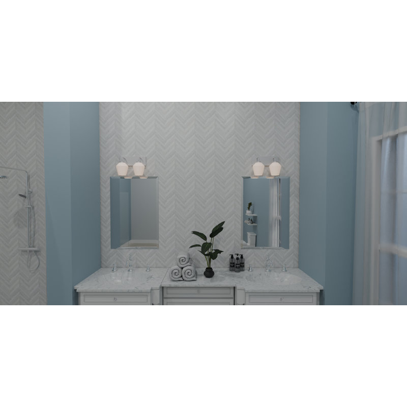 Khenifra 2 - Light Dimmable Vanity Light, Brushed Nickel