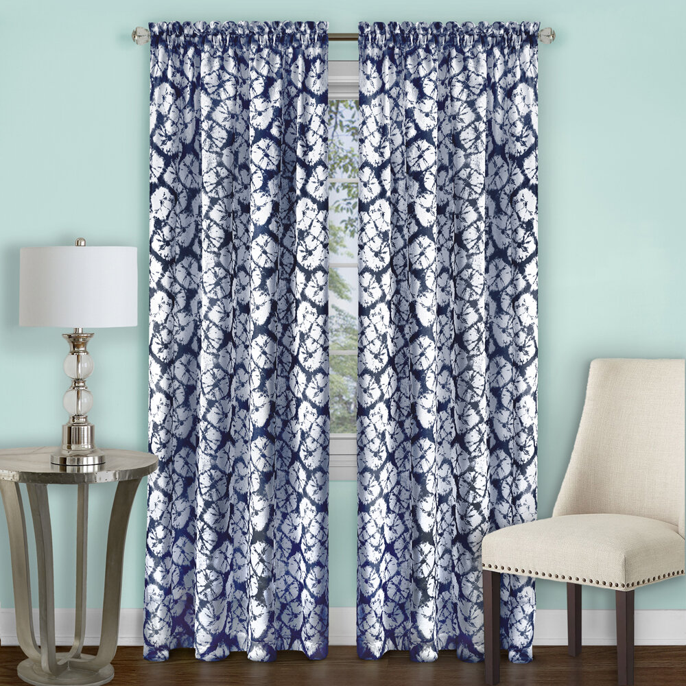 Highland Dunes Bowerton Synthetic Fabrics Semi-Sheer Curtain Panel