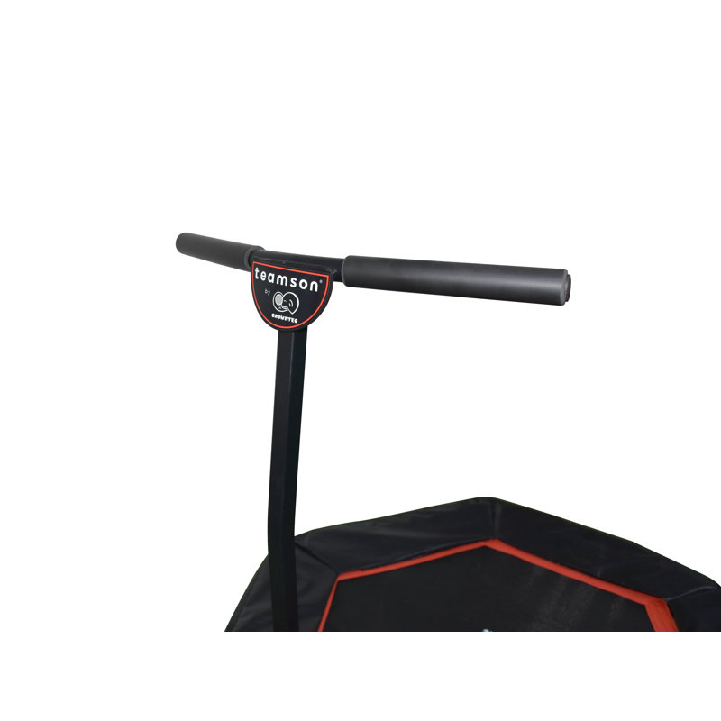 Teamson By Crowntec 50" Red Hexagonal Trampoline With Handlebar