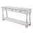 Wood Console Table With 3 Drawers And 5 Bottom Shelf For Entryway Hallway Extra-Thick Sofa Table-1537650225-1537650224