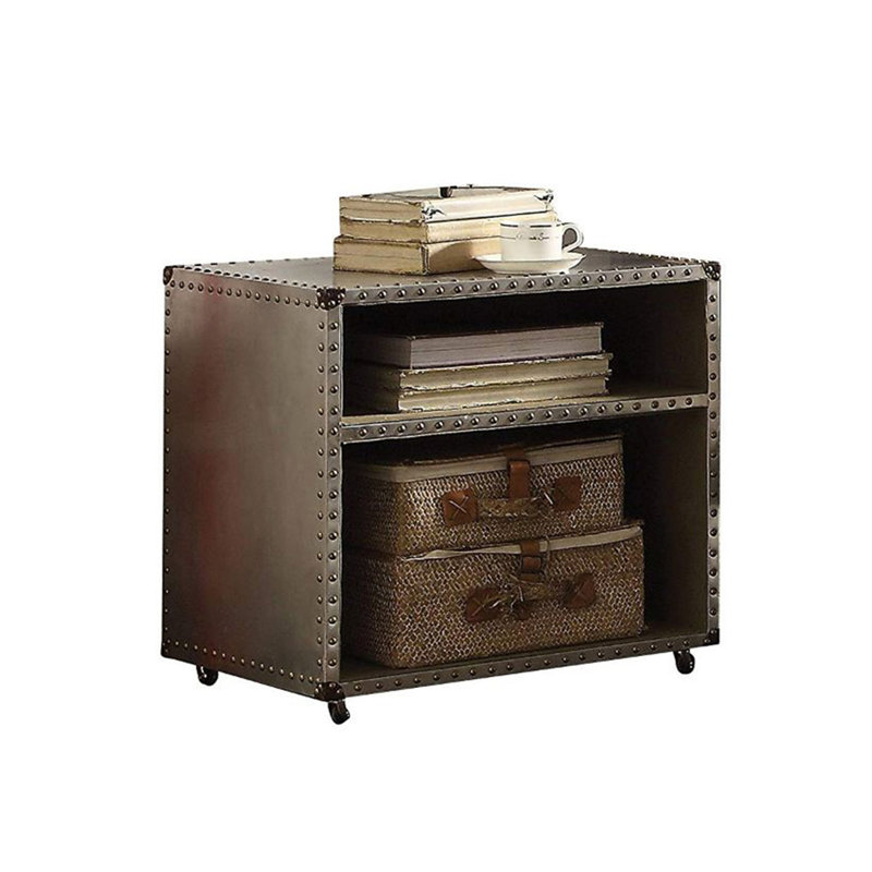 Aluminum Nightstand With USB And Power Dock