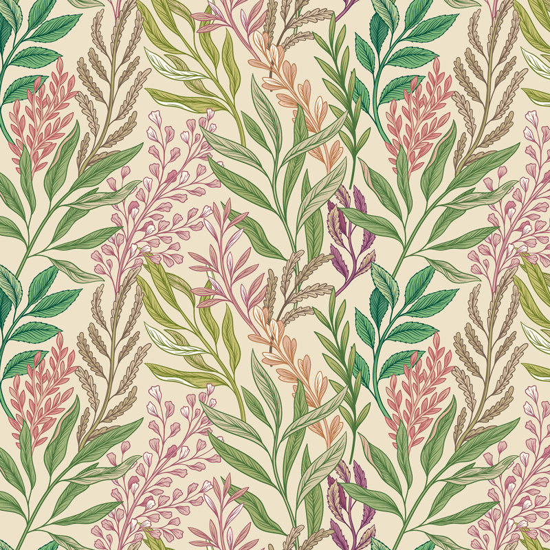 Verdant Leaves - Ruby Green