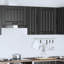  Kitchen Wall Cabinet Lucca Black Engineered Wood