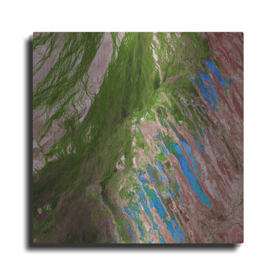Earth as Art, peinture du désert par la NASA Earth as Art - reproduction d'art sur métal sans cadre