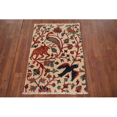 Animals Design Ziegler Handmade Accent Rug 2x3