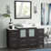 Karson 54'' Single Bathroom Vanity with Engineered Marble Top with Mirror