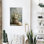 Art mural de printemps GUTTATY, décoration murale sur toile de printemps, photos de printemps pour le salon, estampes de fleurs, affiche de peinture de nature encadrée prête à accrocher 12 po x 16 po